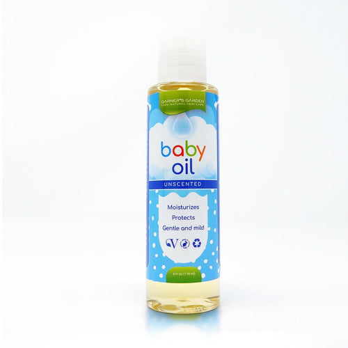 Moisturizing baby oil in a bottle, perfect for gentle skincare and hydration for your baby's delicate skin.