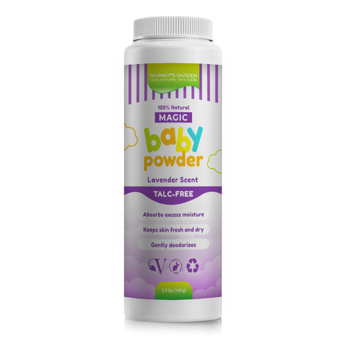 Garner's Garden Natural Bentonite Clay Baby Powder 1.8/5.9 oz