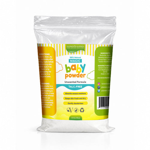 Garner's Garden Natural Bentonite Clay Baby Powder 1.8/5.9 oz