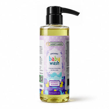 Garner's Garden Natural Organic Baby Wash Unscented Lavender