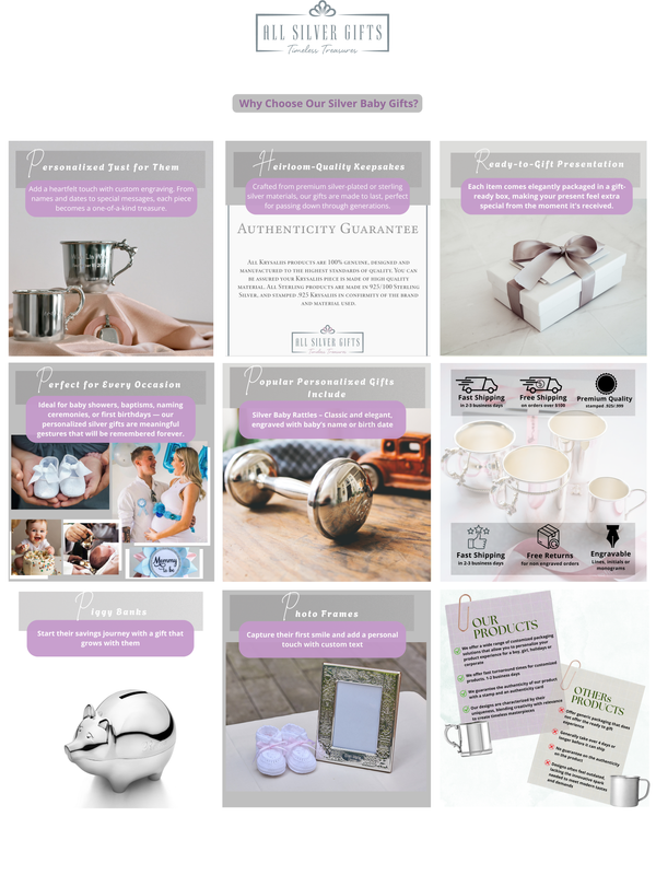 Krysaliis Sterling Silver Teether Rattle -  2 Ring