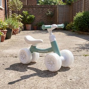 Baby Balance Bike with Adjustable Handlebar and Seat with Lighting Wheels