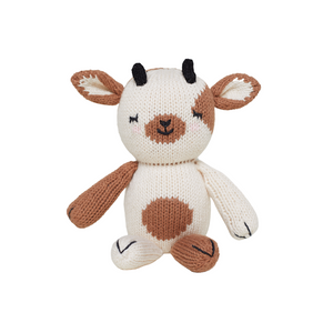 Soft plush baby goat toy, perfect comforter for cuddles and playtime. Ideal for infants and toddlers.