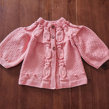 Baby Owl Cardigan - In Stock