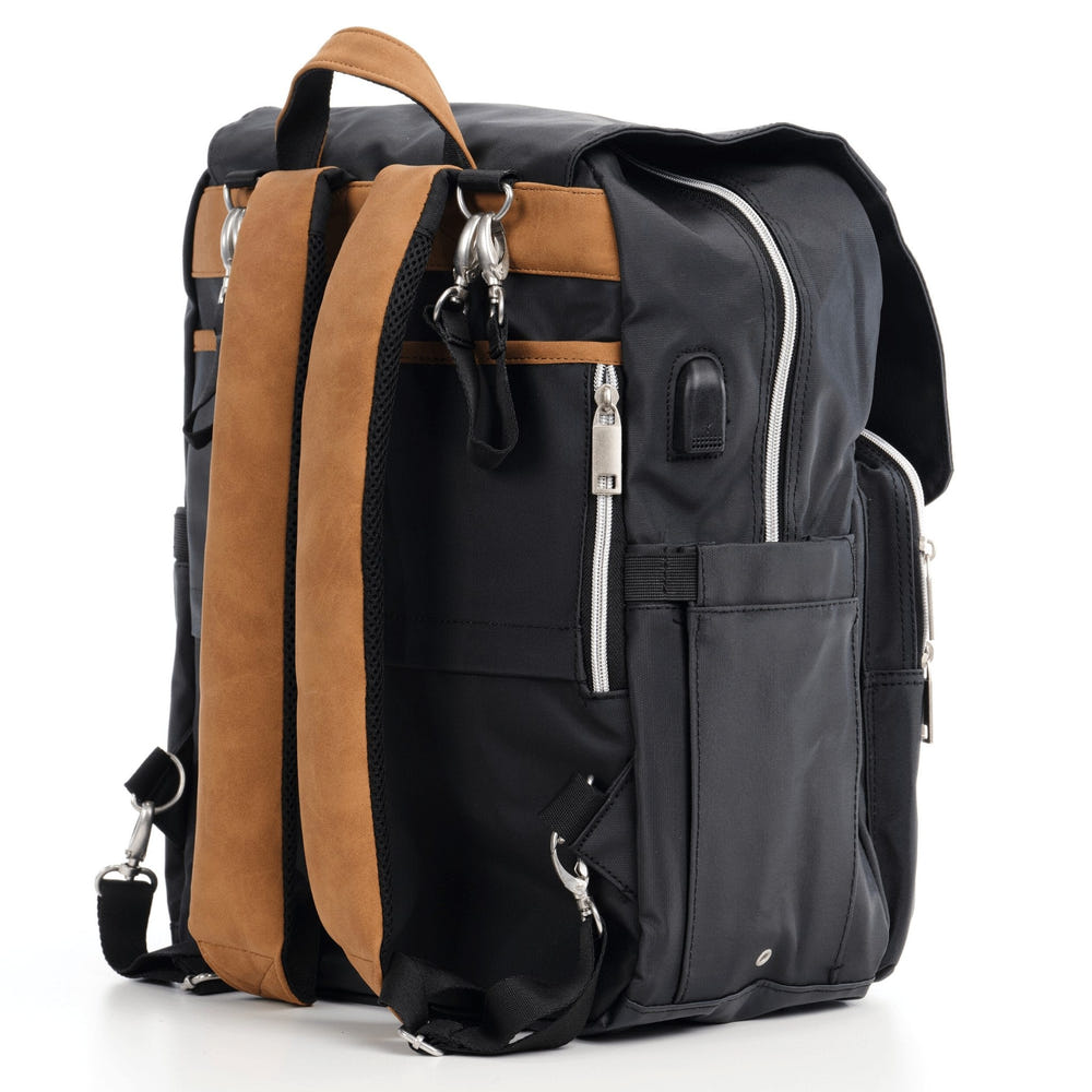 Premium canvas diaper backpack for stylish and functional baby care, perfect for bedding and sleep essentials.