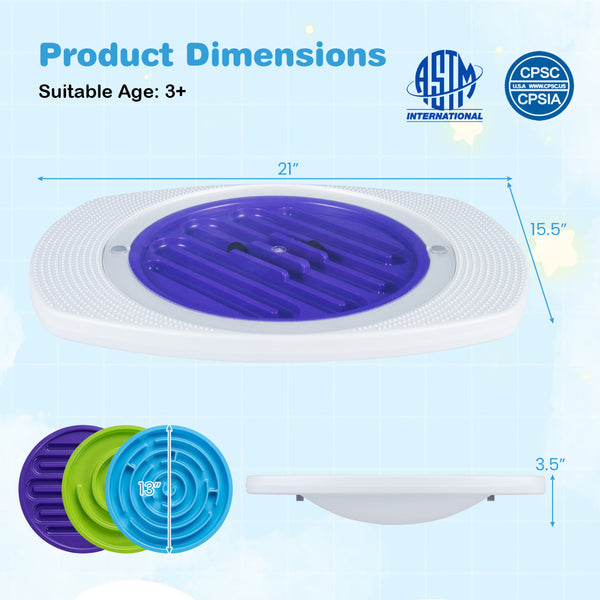 Balance Board Maze for Kids with 3 Maze Discs and 140 lbs Capacity
