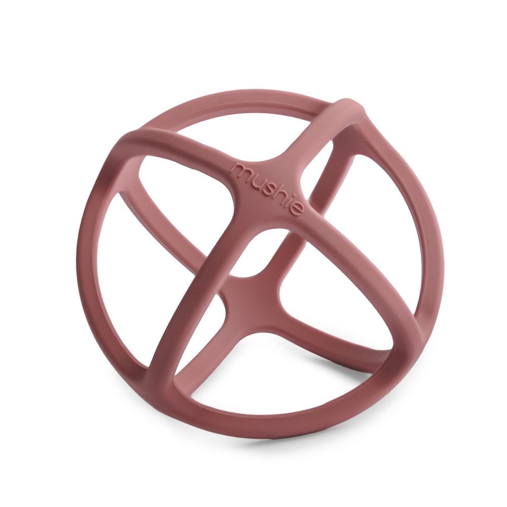 Colorful ball teether for babies, designed for safe and soothing gum relief during teething.