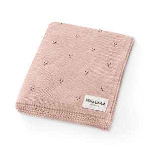 Organic Pointelle Luxury Knit Swaddle Blanket