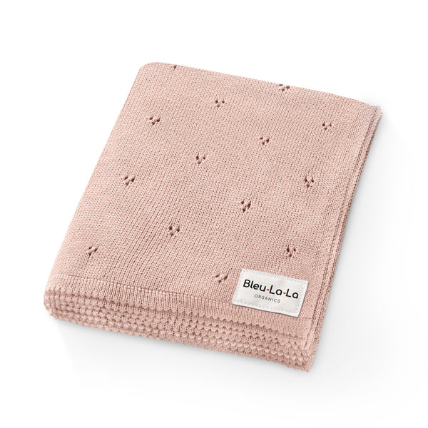 Organic Pointelle Luxury Knit Swaddle Blanket