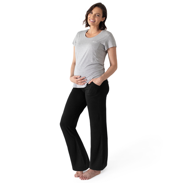 Bamboo Maternity & Postpartum Lounge Pant | Black