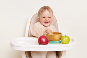 Bamboo Bowl With Suction Base