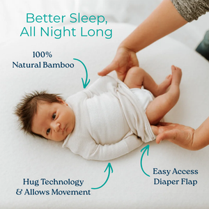Swaddelini Bamboo Blend Beige Swaddle Sleep Sack 3D-knit