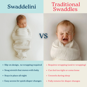 Swaddelini Bamboo Blend Beige Swaddle Sleep Sack 3D-knit