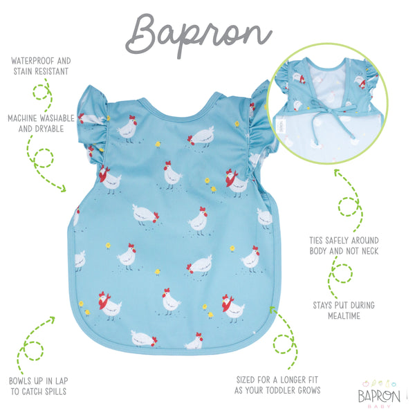 Little Chickies Flutter Bapron SALE **PRESCHOOL SIZE ONLY**