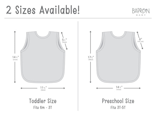 Peachy Dreams Bapron in angle 5, featuring a cute peach design for babies, perfect for mess-free feeding.