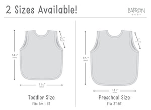 Solid Light Gray Minimalist Bapron