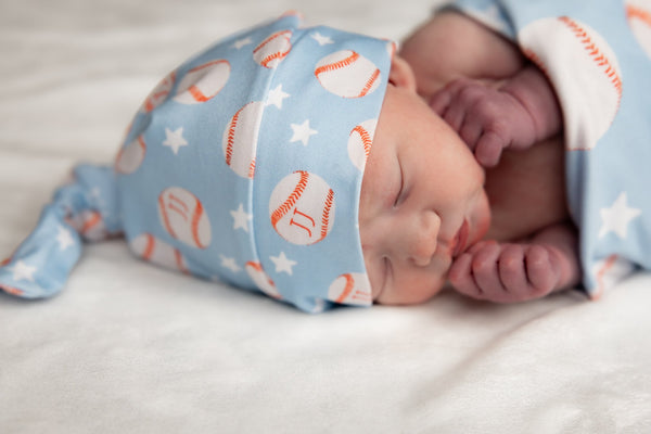 Knotted Baby Hat - Soft Infant Knot Hat | Comfortable Baby Headwear for Boys