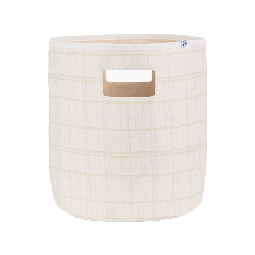 Sealy Baby Soft Storage in Plaid and Mint - stylish and functional storage solution for baby essentials.
