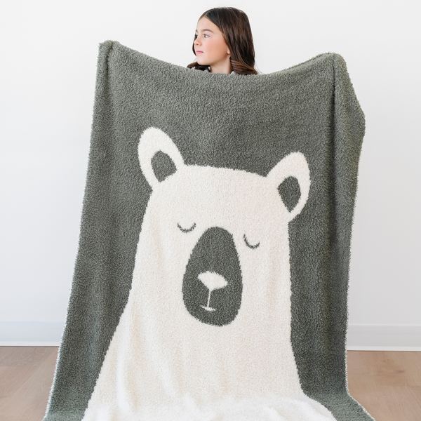 Double-layer Bamboni® toddler blankets in a cozy design, perfect for swaddling and keeping your baby warm.