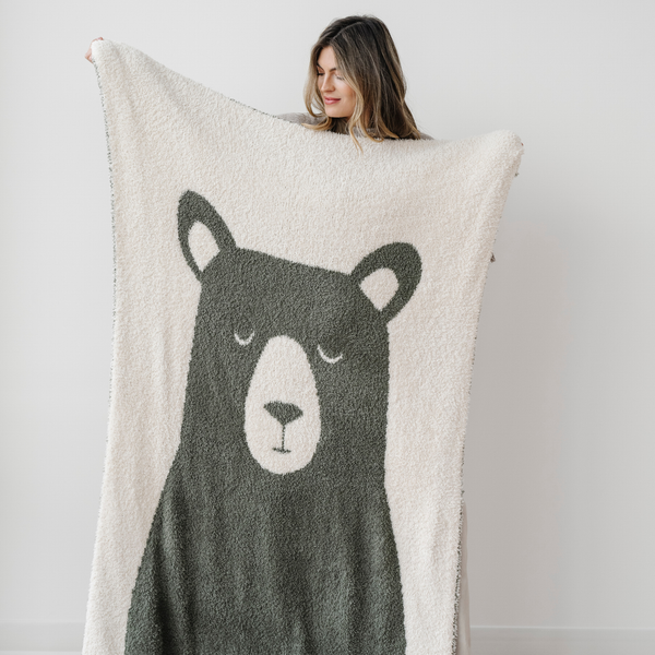Double-layer Bamboni® toddler blankets in a cozy angle, perfect for swaddling and keeping your baby warm.
