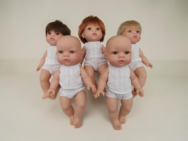 Bebenita 14" Baby Boy Doll - Cruz | Unscented & Fully Clothed