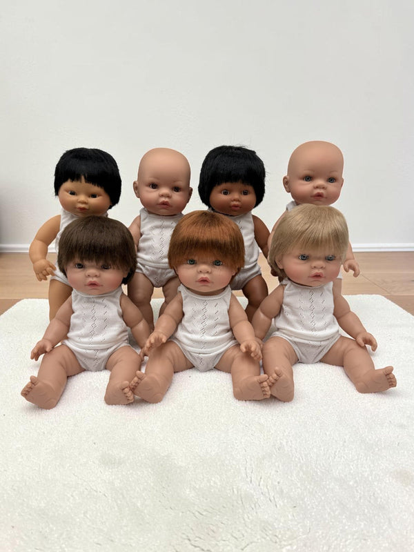 Bebenita 14" Baby Boy Doll - Cruz | Unscented & Fully Clothed