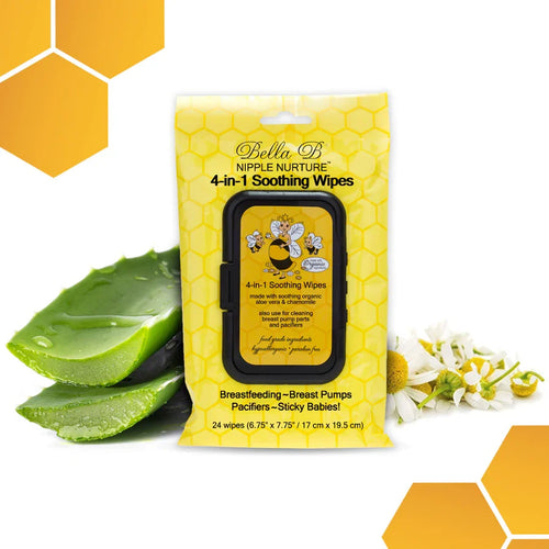 Bella B Nipple Nurture 4-in-1 Soothing Wipes