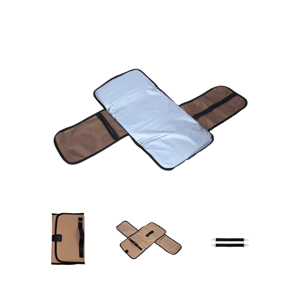 Travel Changing Pad w/ Storages + Stroller Hook
