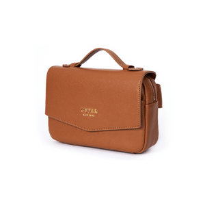 Leather Fanny Bag Travel Bag - On-the-Go Travel Pack (Beige)