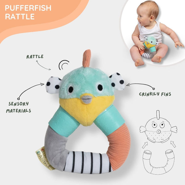 Dingle Dangle 3-in-1 Baby Gift Set in Angle 8, perfect for newborns and thoughtful gifting.