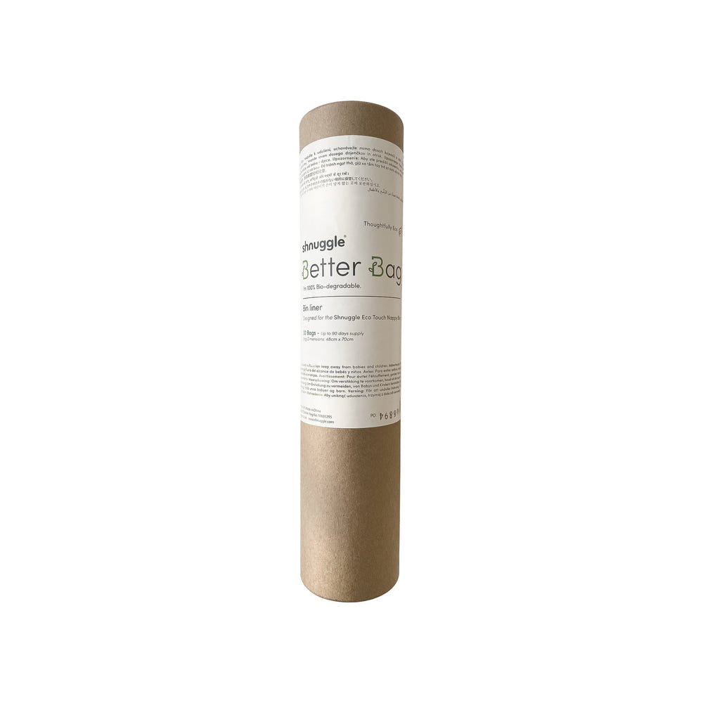 Shnuggle Better Bag Nappy Bin Diaper Pail Liners - 30 bags for easy diaper disposal and odor control.