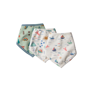 bandana bib 3-pack bundle