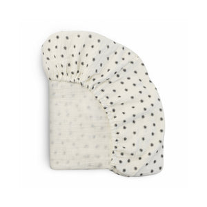 Mushie Mini Muslin Crib Sheet 100% Cotton Breathable