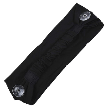 Black Savior Mask Headbands with Buttons For Masks