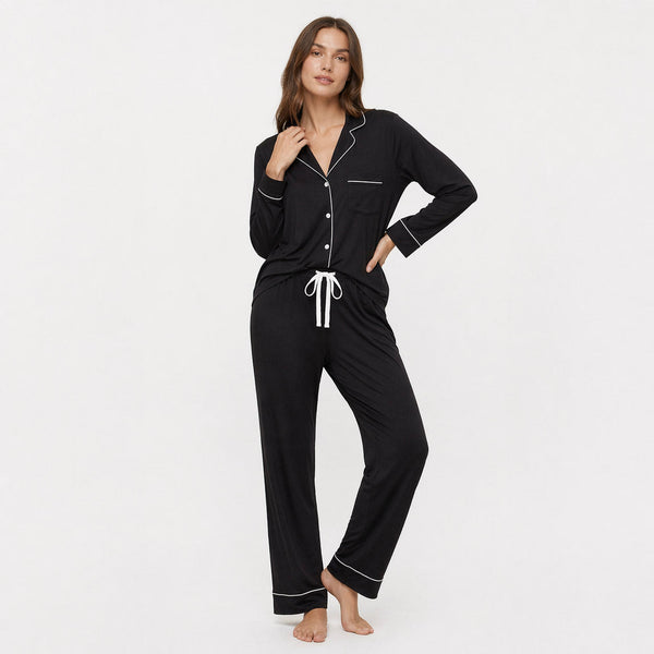 Tencel Modal Long Sleeve Pajama Set