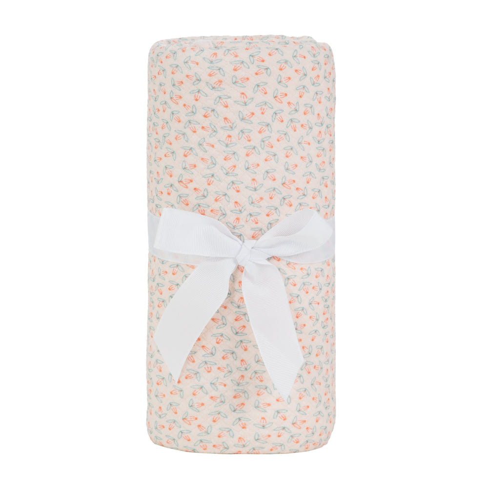 Sealy Baby Printed Knit Blanket in Blossom design, perfect for keeping your baby cozy and stylish.