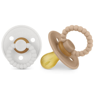 Luladream Pacifier Set in Angle 13, featuring soft, soothing designs for infants. Perfect for comfort and style.