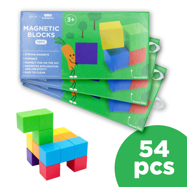 BapronBaby 18pc Magnetic Blocks (ages 3+)