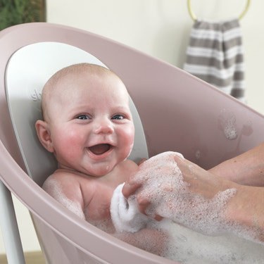 Shnuggle Baby Bath | Newborn baby bath Support with Bum Bump | Compact Bathtub for babies | Bath Seat Suitable from Birth - MOOGCO Baby