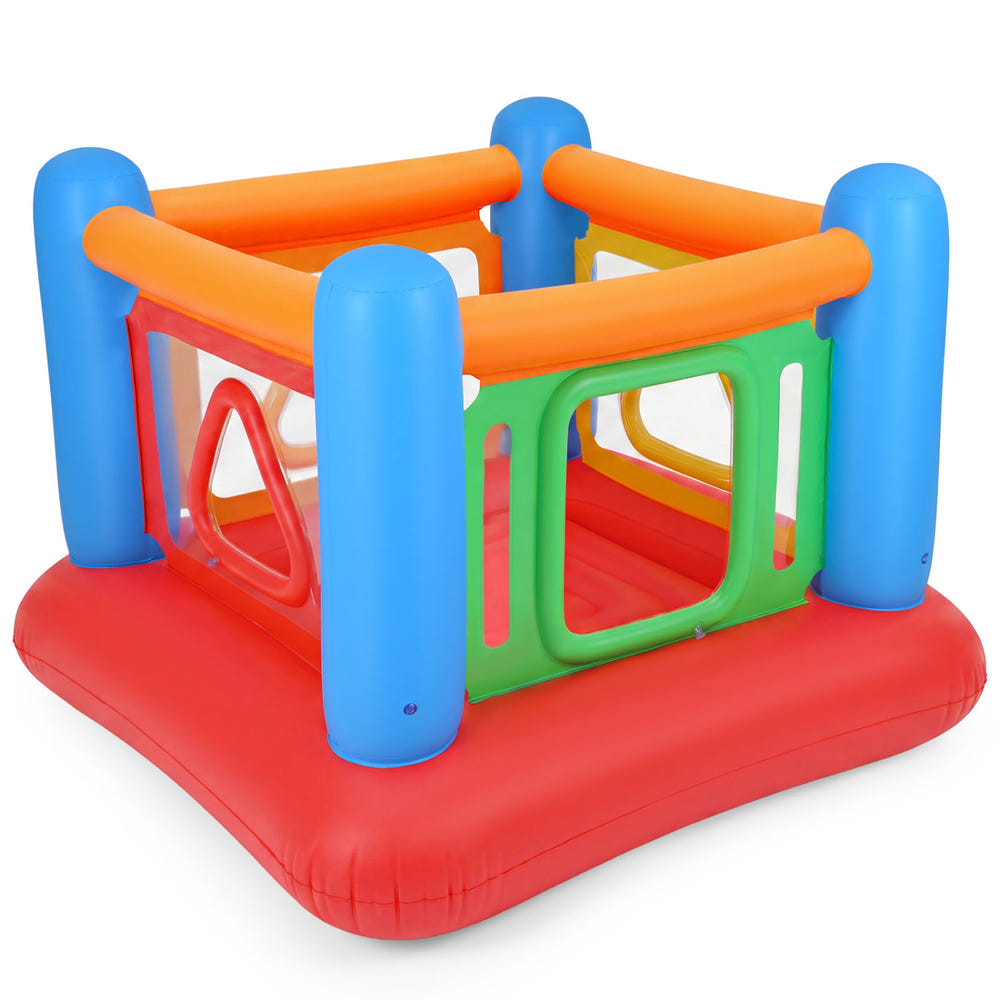 Blow Up Jumping House for Kids with Transparent Side Walls for Babies & Toddlers