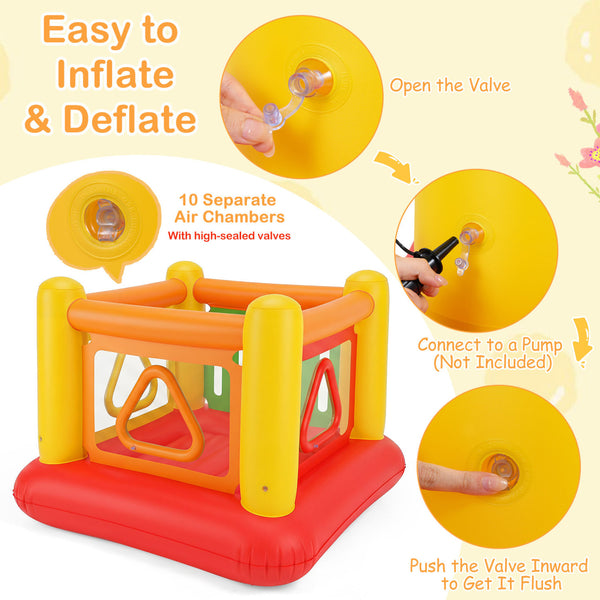 Blow Up Jumping House for Kids with Transparent Side Walls
