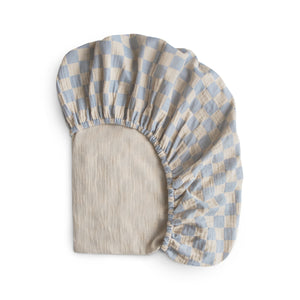 Mushie Extra Soft Muslin Crib Sheet 100% Cotton Pre-washed