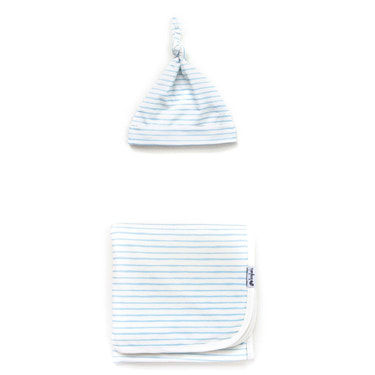 Sky Blue Stripe Organic Mini Bundle
