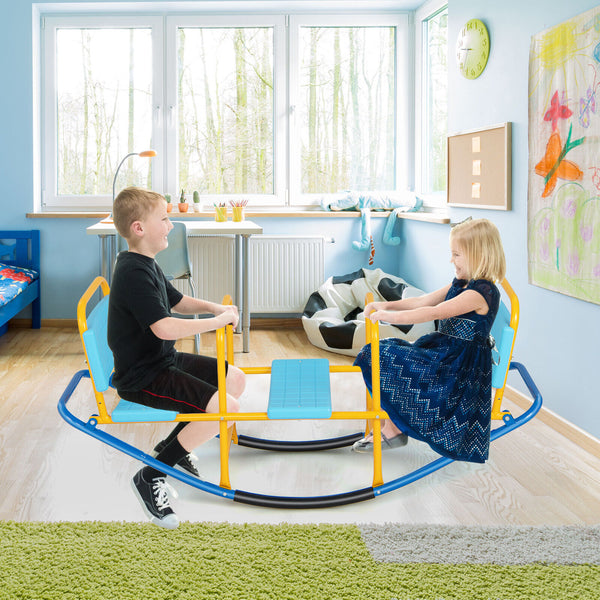 Outdoor Kids Seesaw Swivel Teeter for 3 to 8 Years Old