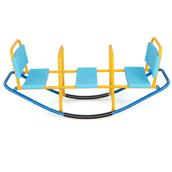 Outdoor Kids Seesaw Swivel Teeter for 3 to 8 Years Old