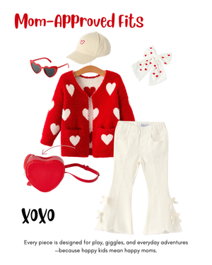 Charming white denim baby pants with cute bows, stylish and comfortable for little ones.