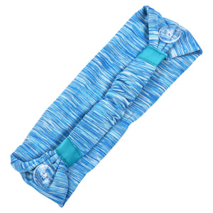 Cotton Candy Savior Headbands With Buttons for Masks