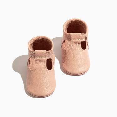 Blush T-Bar Baby Shoe for infants, stylish and comfortable footwear for little ones.