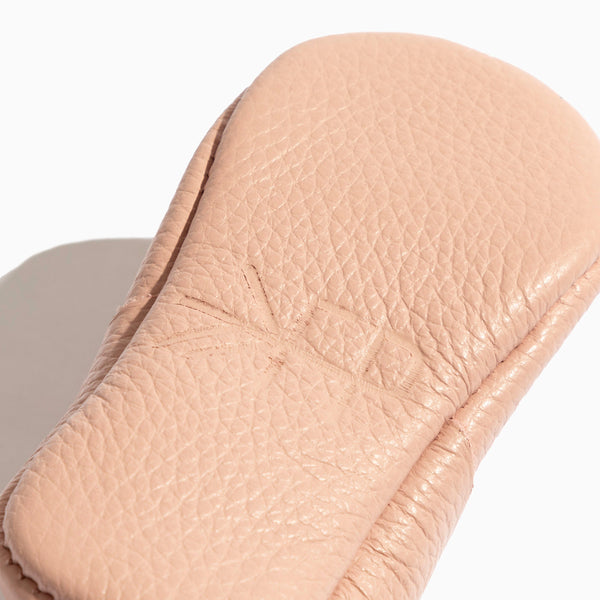 Blush T-Bar baby shoe at angle 4, featuring a stylish design perfect for little feet.