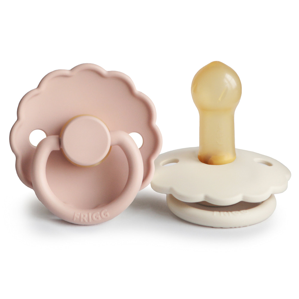 FRIGG Daisy Natural Rubber Pacifier 2-Pack
